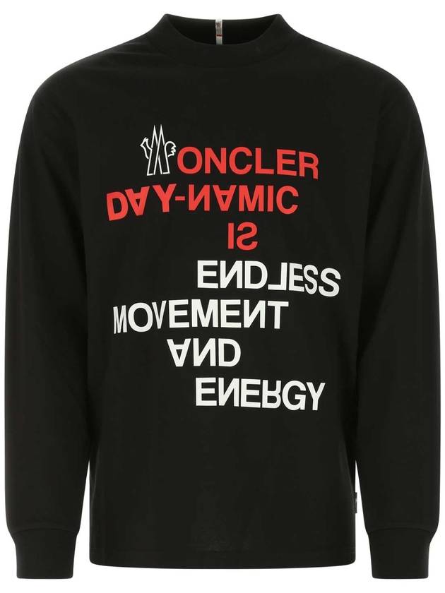 Day-Namic Collection Long Sleeve T-Shirt Black - MONCLER - BALAAN 1