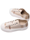 Jack Logo Check Low Top Sneakers Beige - BURBERRY - BALAAN 7