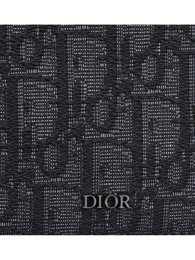 Wallet Black  Oblique Jacquard - DIOR - BALAAN 7