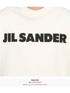 Logo Print Cotton Long Sleeve T-Shirt White - JIL SANDER - BALAAN 9