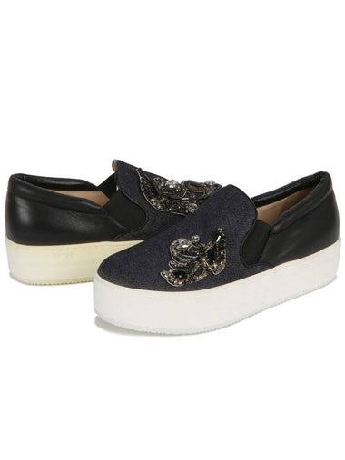 DP Sale 8687 BLUE Women s Denim Slip ons - Nº 21 - BALAAN 1