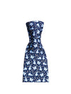 Elephant Print Silk Neck Tie Blue - SALVATORE FERRAGAMO - BALAAN 2