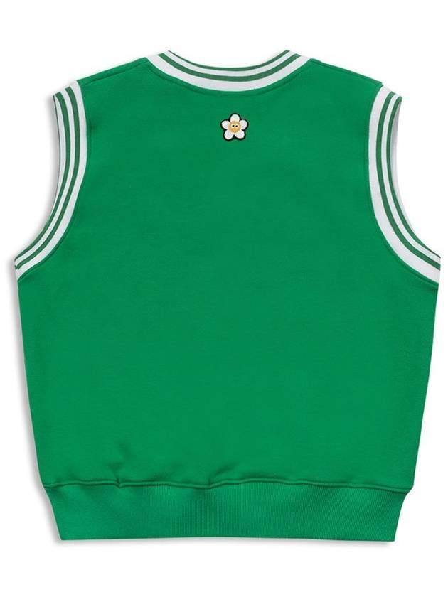 Eleven Sweat Vest Vest Cardigan Green MCSS24TS10GR - MACKY - BALAAN 3