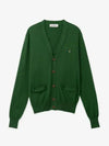 Signature Embroidered Logo Cardigan Green - VIVIENNE WESTWOOD - BALAAN 2