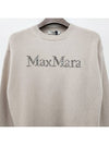 S Max Mara KASSEL logo wool cashmere knit AVORIO 2429366163600 008 - S MAX MARA - BALAAN 3