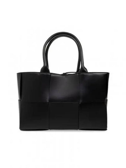 Arco Intrecciato Small Tote Bag Black - BOTTEGA VENETA - BALAAN 2