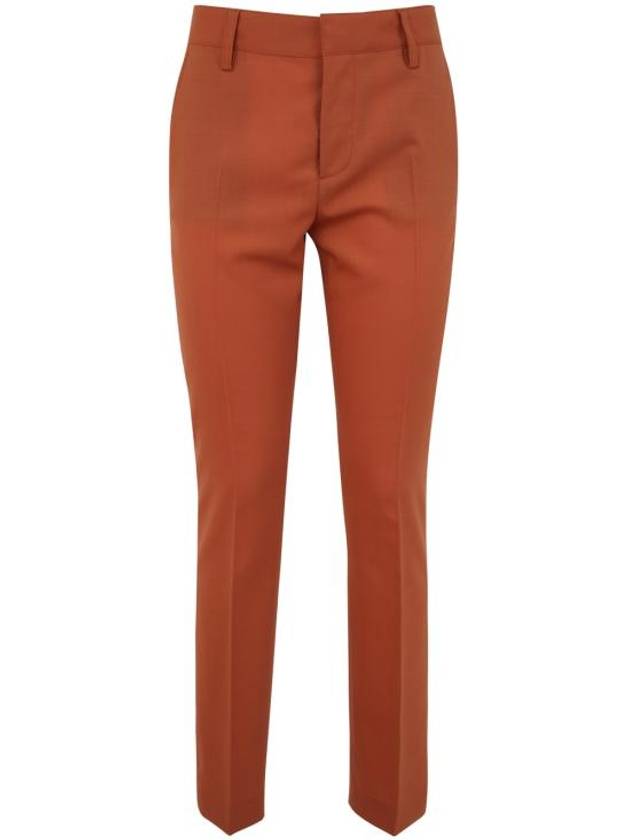 straight pants S75KB0355 S54411 188 RUSTY ORANGE - DSQUARED2 - BALAAN 1