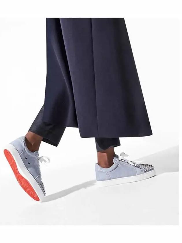 Vieira Spike Low Top Sneakers Grey - CHRISTIAN LOUBOUTIN - BALAAN 5