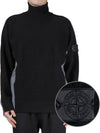 Wappen Patch Turtleneck Black - STONE ISLAND - BALAAN 2