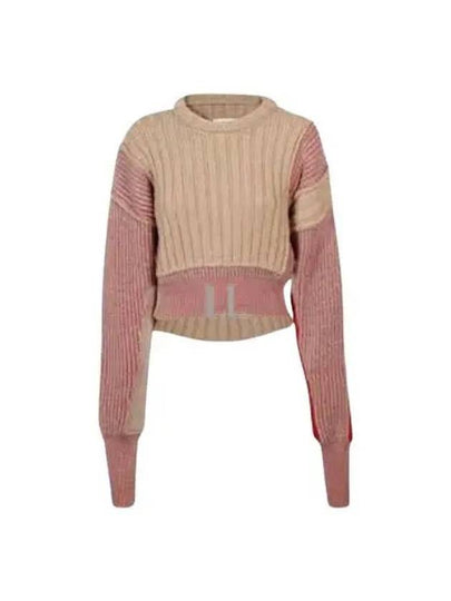 Womens Patch Work Wool Knit Top - MAISON MARGIELA - BALAAN 2