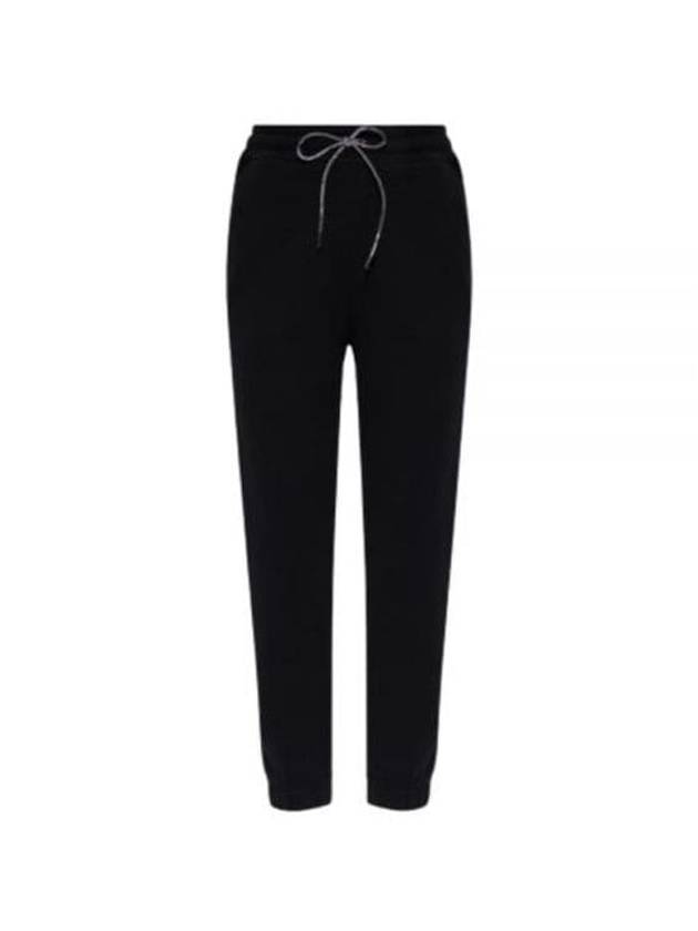 Logo Classic Drawstring Cotton Track Pants Black - VIVIENNE WESTWOOD - BALAAN 2