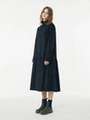 corduroy belted long dress navy - VOYONN - BALAAN 8