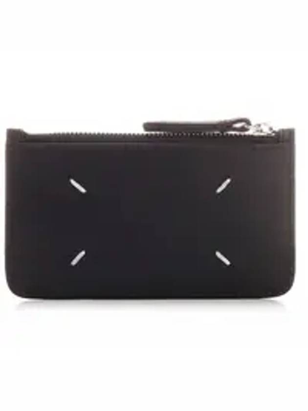 Stitch Zipper Card Wallet Black - MAISON MARGIELA - BALAAN 2