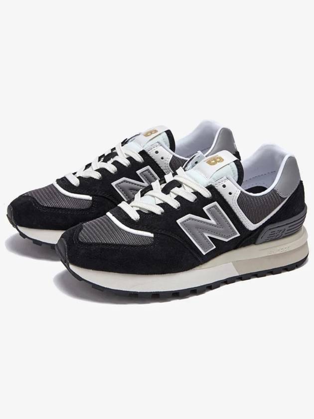 574 Legacy Low Top Sneakers Black - NEW BALANCE - BALAAN 7