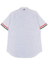 Men's Pincode Armband Short Sleeve Shirt Navy - THOM BROWNE - BALAAN 3