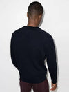 Tricolor Fox Patch Sweatshirt Dark Navy - MAISON KITSUNE - BALAAN 4