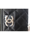 Season mini caviar pouch bag black gold - CHANEL - BALAAN 7