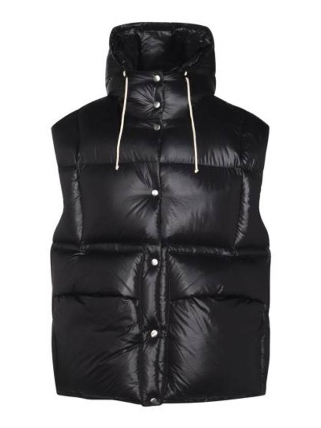 Quilted Down Vest Black - JIL SANDER - BALAAN 2