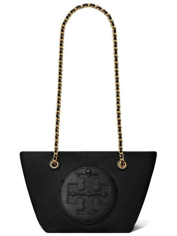 Women's Ella Nylon Tote Bag Black - TORY BURCH - BALAAN 1