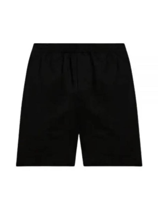 Embroidered Logo Shorts Black - MSGM - BALAAN 2