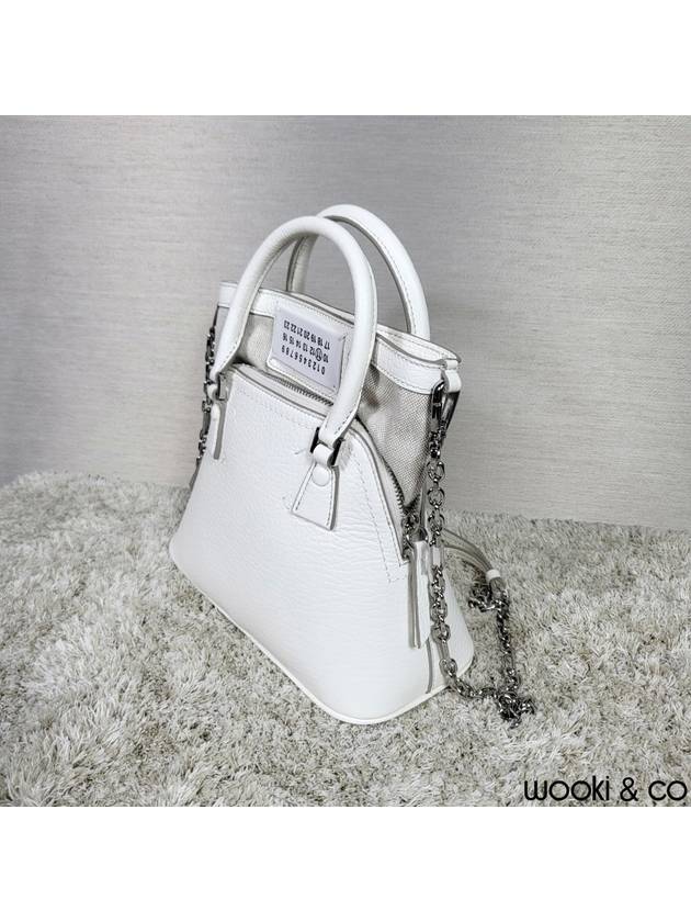 5AC Classique Micro Tote Bag White - MAISON MARGIELA - BALAAN 5