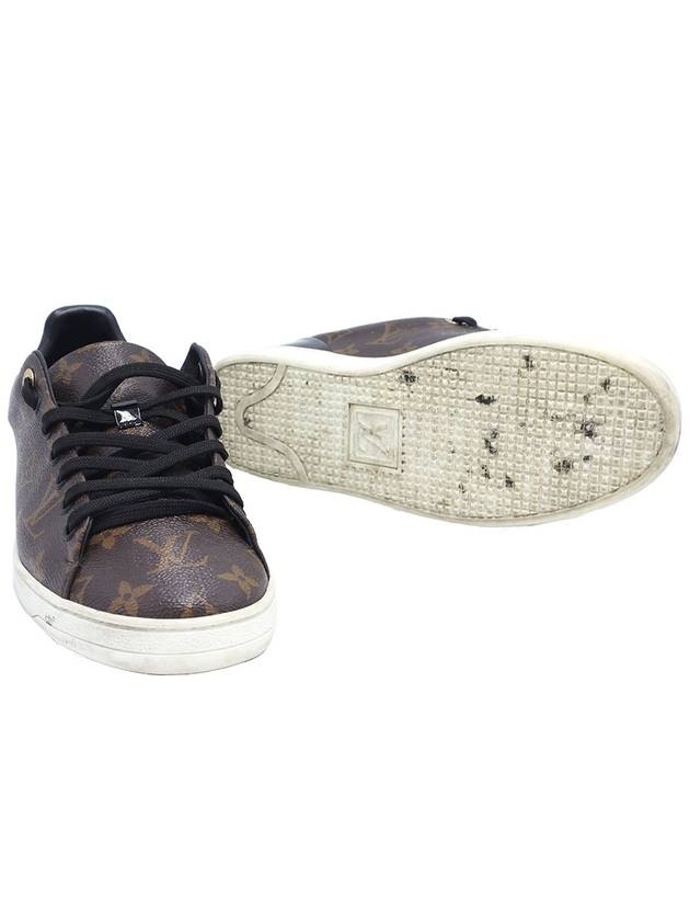 Men s Louis Vuitton 1A1F4N Monogram Canvas Front Low Women Sneakers 40 gt Gangbuk used luxury goods - LOUIS VUITTON - BALAAN 7