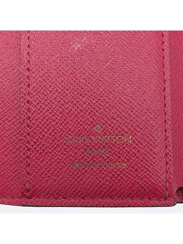 M62932 Fuchsia Color Monogram Canvas Zo Wallet Ring - LOUIS VUITTON - BALAAN 5