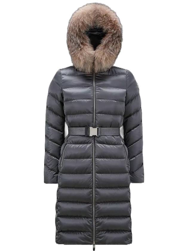 LEERSIE long down padding dark gray - MONCLER - BALAAN 1