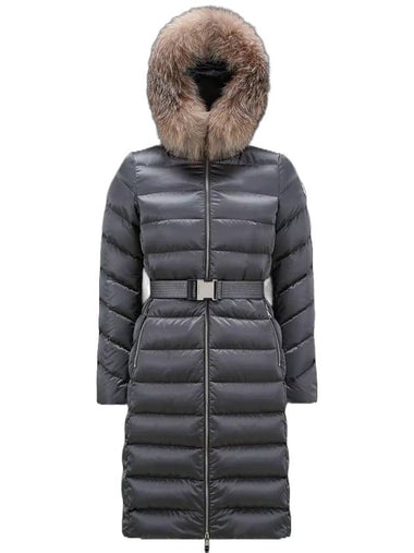 Leersie Long Down Padding Dark Grey - MONCLER - BALAAN 1