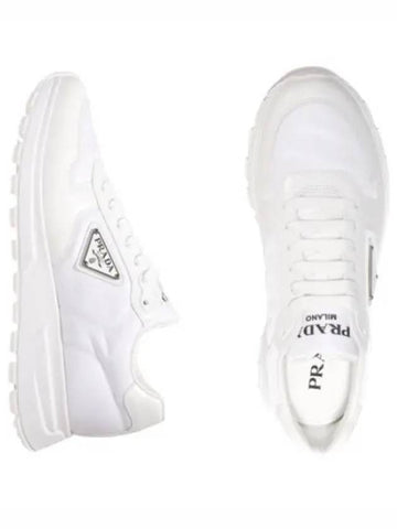 Re Nylon and Brushed Leather Sneakers Men s - PRADA - BALAAN 1