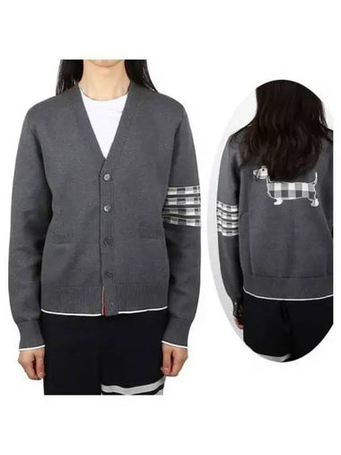 Hector jacquard cardigan 271876 - THOM BROWNE - BALAAN 1