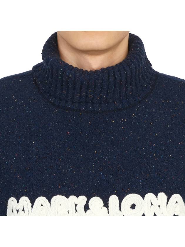 Golf wear men s neck polar knit MLM 2D AB05 NAVY - MARK & LONA - BALAAN 7