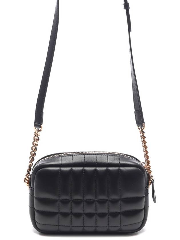 Quilted Leather Mini Lola Camera Shoulder Bag Black - BURBERRY - BALAAN 5