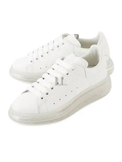 Oversized Clear Sole Low Top Sneakers White - ALEXANDER MCQUEEN - BALAAN 2