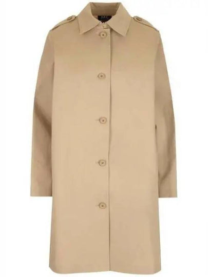 Justine Raincoat Beige - A.P.C. - BALAAN 2