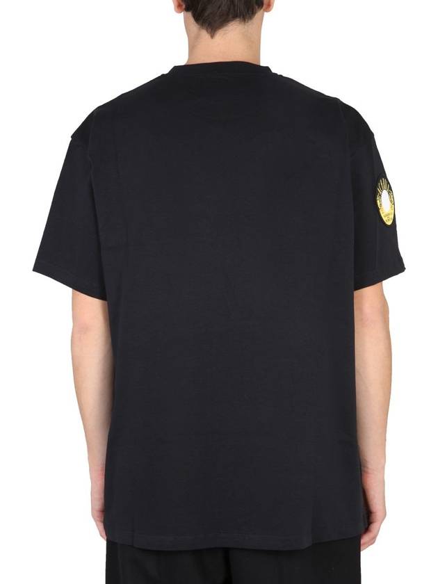 Fred Perry X Raf Simons Oversized T-Shirt With Patch - FRED PERRY - BALAAN 3