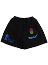 Salon de Key Unisex Concept Logo Embroidered Nylon Peach Shorts Black SDKIISD240514SH002 - SALONDEKII SDLABEL - BALAAN 6