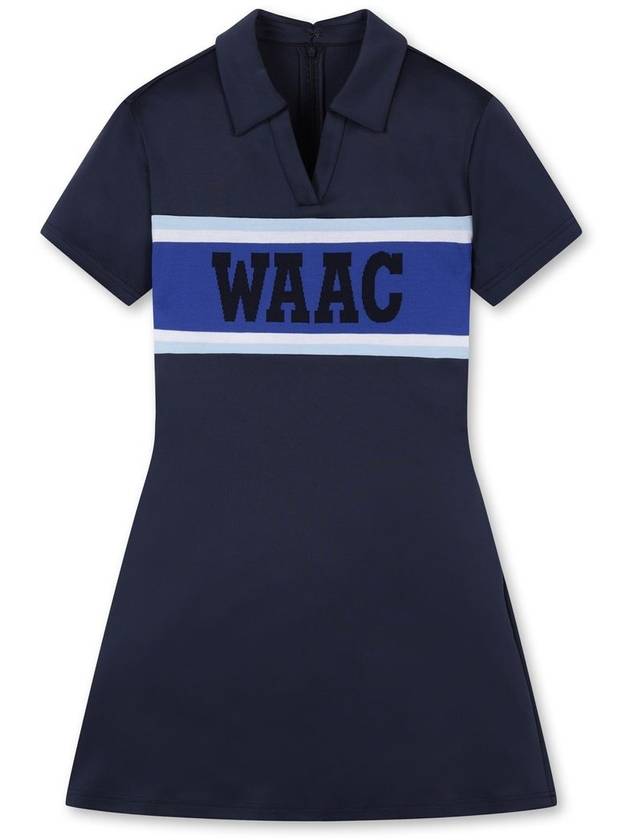 Women ATHLETIC Logo Block Jersey Dress - WAAC - BALAAN 1