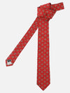 Allover Logo Print Silk Tie Red - VIVIENNE WESTWOOD - BALAAN 4