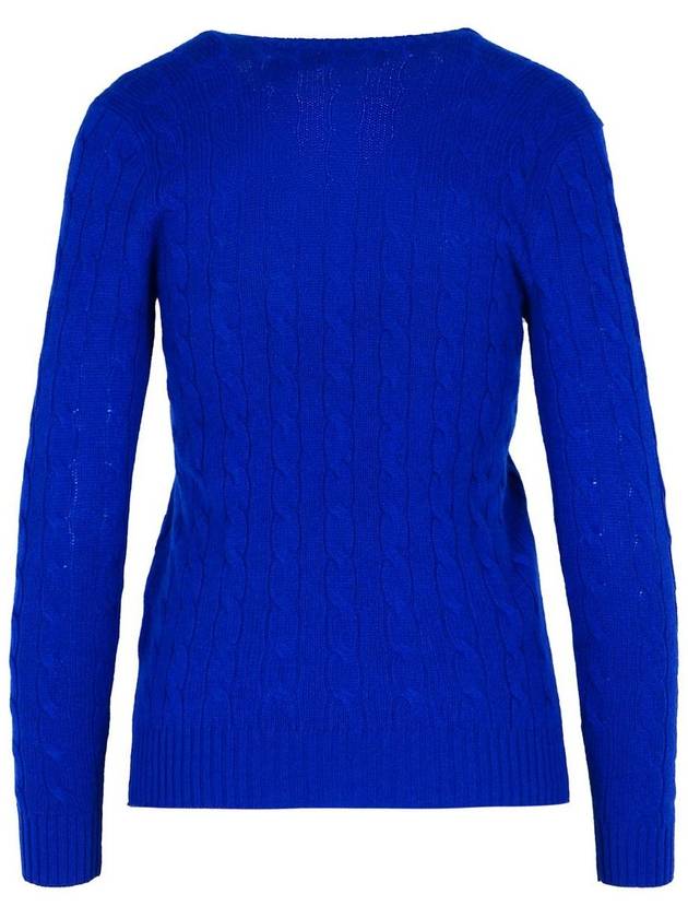 Polo Ralph Lauren 'Kimberly' Blue Wool Blend Sweater - POLO RALPH LAUREN - BALAAN 3