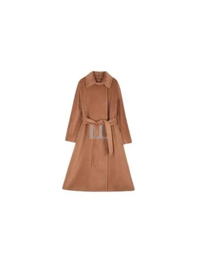 Asti Wool Single Coat Camel - MAX MARA - BALAAN 2