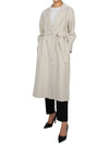 Esturia Long Single Coat White - MAX MARA - BALAAN 5