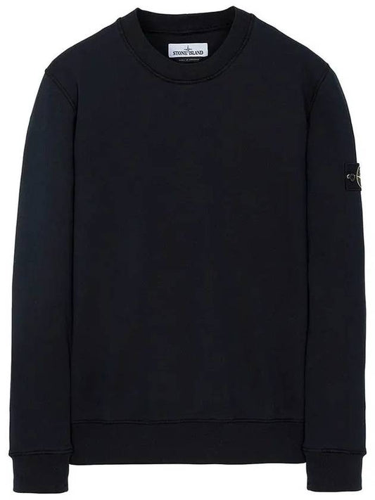 Compass Patch Cotton Sweatshirt Black - STONE ISLAND - BALAAN 2