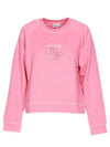 Isoli Cotton Sweatshirt Pink - GANNI - BALAAN 2