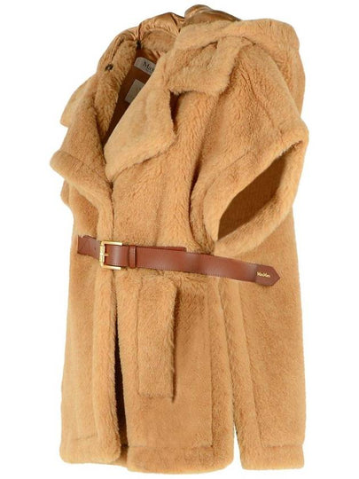 Max Mara 'Lanoso' Beige Alpaca Blend Cape - MAX MARA - BALAAN 2