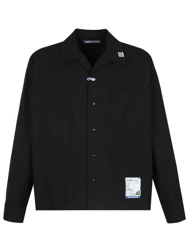 Oxford Long Sleeve Shirt Black - MIHARA YASUHIRO - BALAAN 2