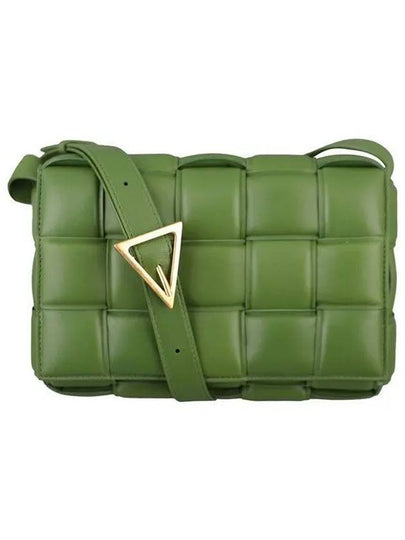 Gold Padded Cassette Padded Nappa Leather Small Cross Bag Military Green - BOTTEGA VENETA - BALAAN 2