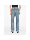 Cotton Straight Leg Jeans Blue - SAINT LAURENT - BALAAN 5