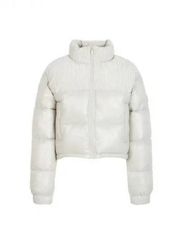 ALUNA Crop Padded Jacket Cream 270548 - SAVE THE DUCK - BALAAN 1