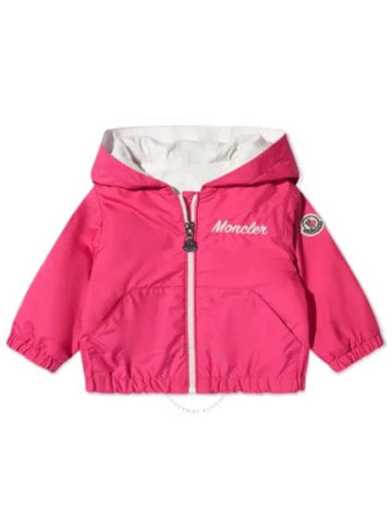 Moncler Girls Logo Print Hooded Jacket Size 2 - MONCLER - BALAAN 1